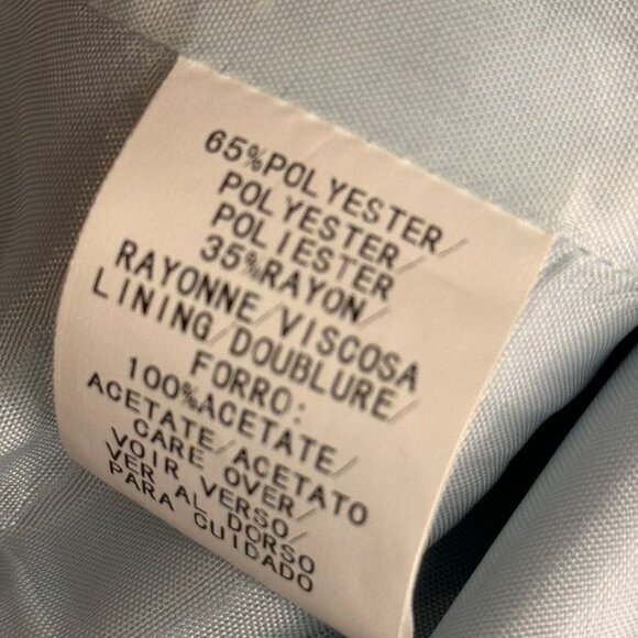 Due Per Due Womens Light Blue Dress Pants side zip lined Size 10 - Picture 4 of 12